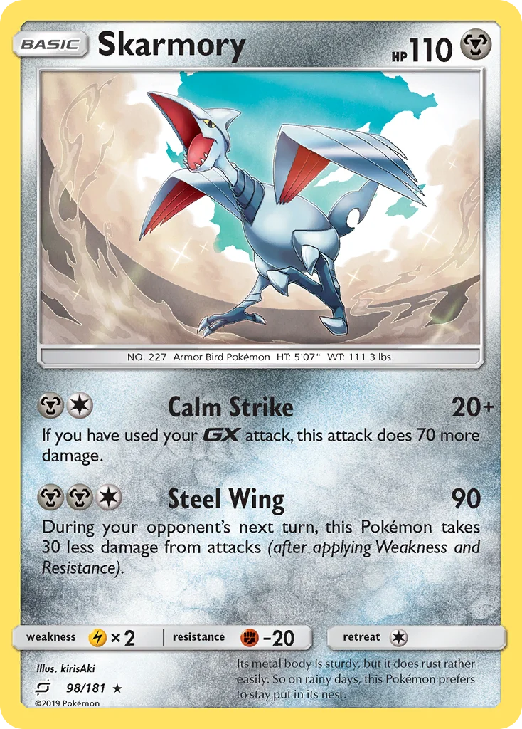 Skarmory Pokemon card