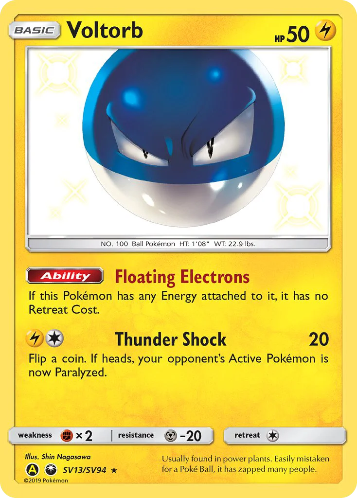 Voltorb Pokemon card
