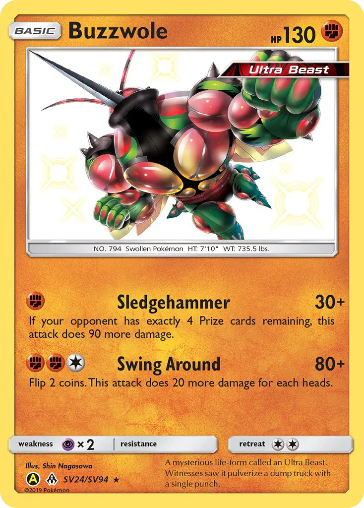 Buzzwole Pokemon card