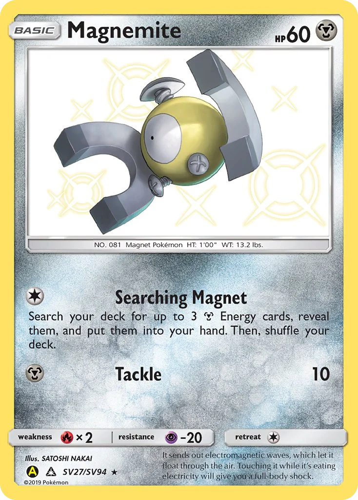 Magnemite Pokemon card