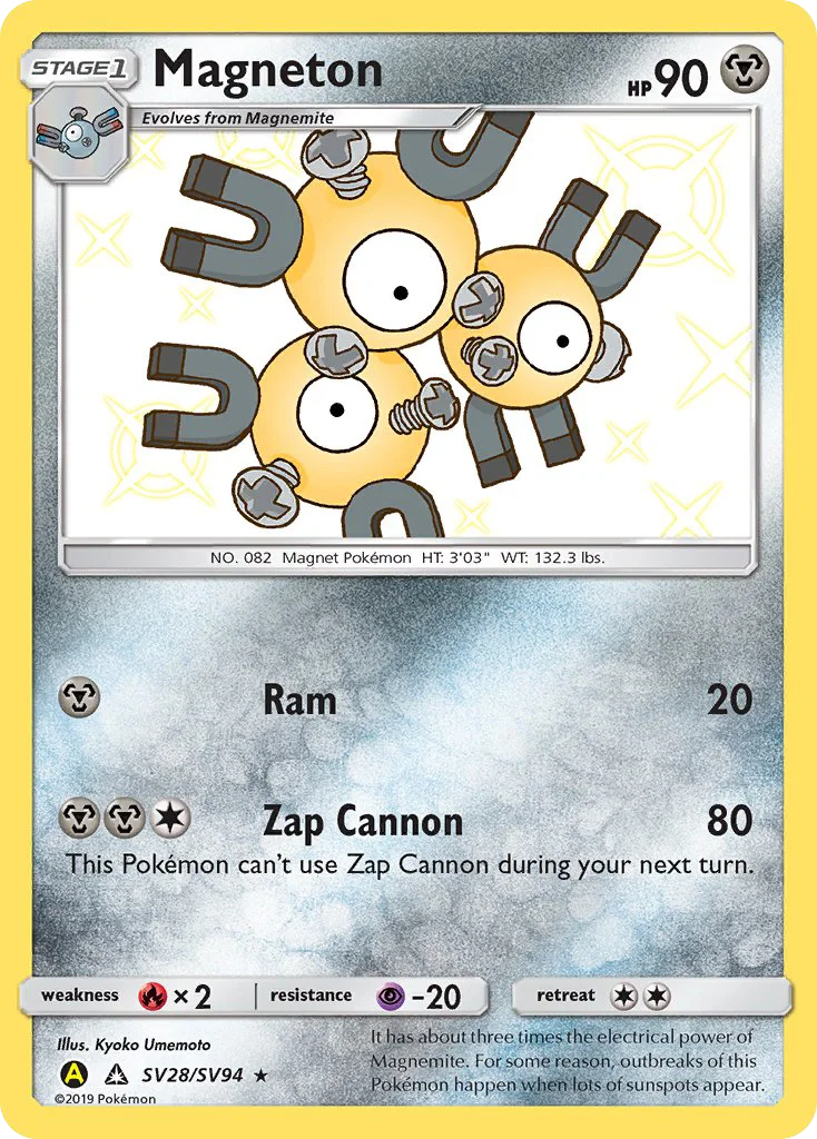 Magneton Pokemon card
