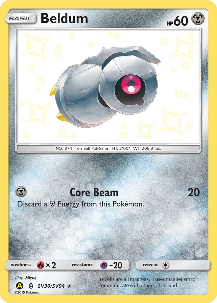 Beldum Pokemon card