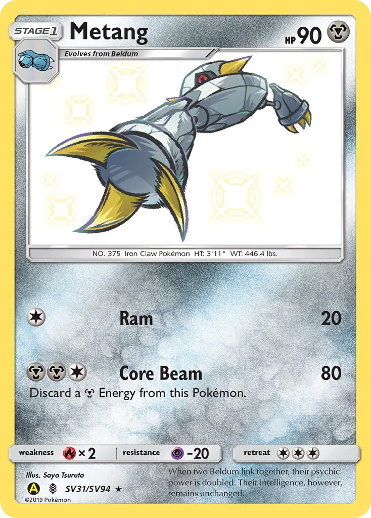 Metang Pokemon card