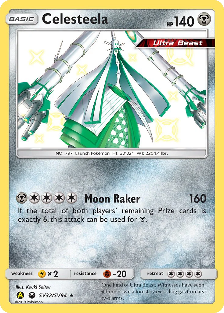 Celesteela Pokemon card