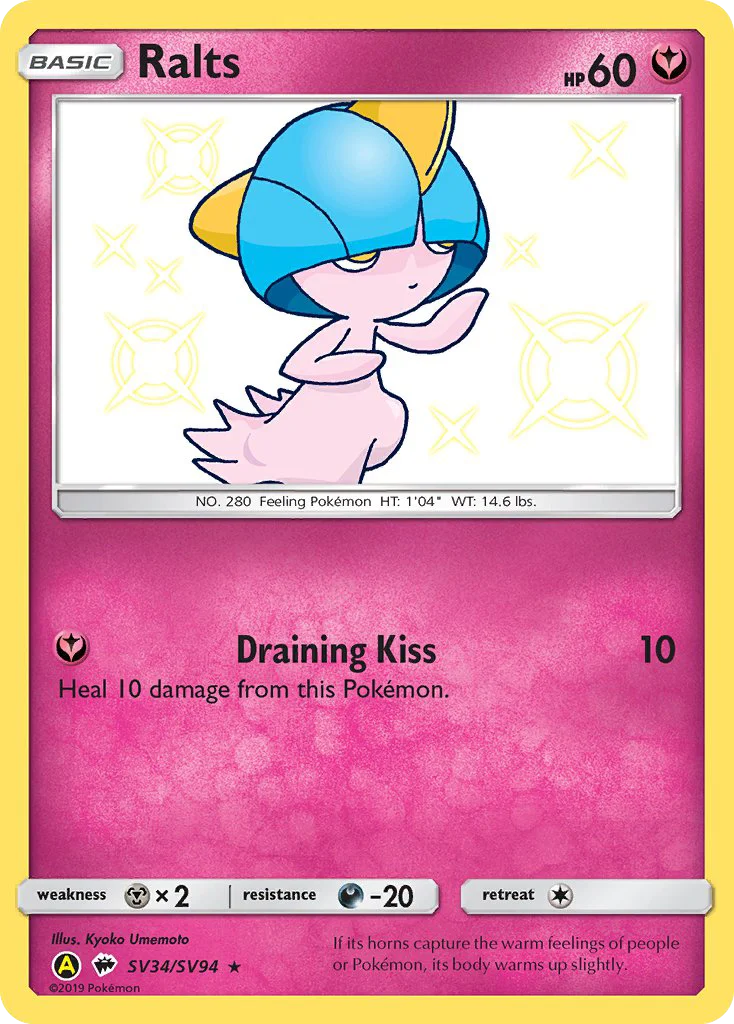 Ralts Pokemon card