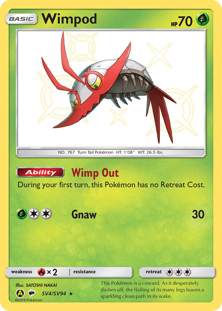 Wimpod Pokemon card