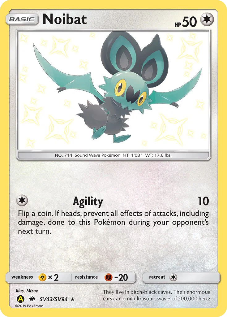 Noibat Pokemon card