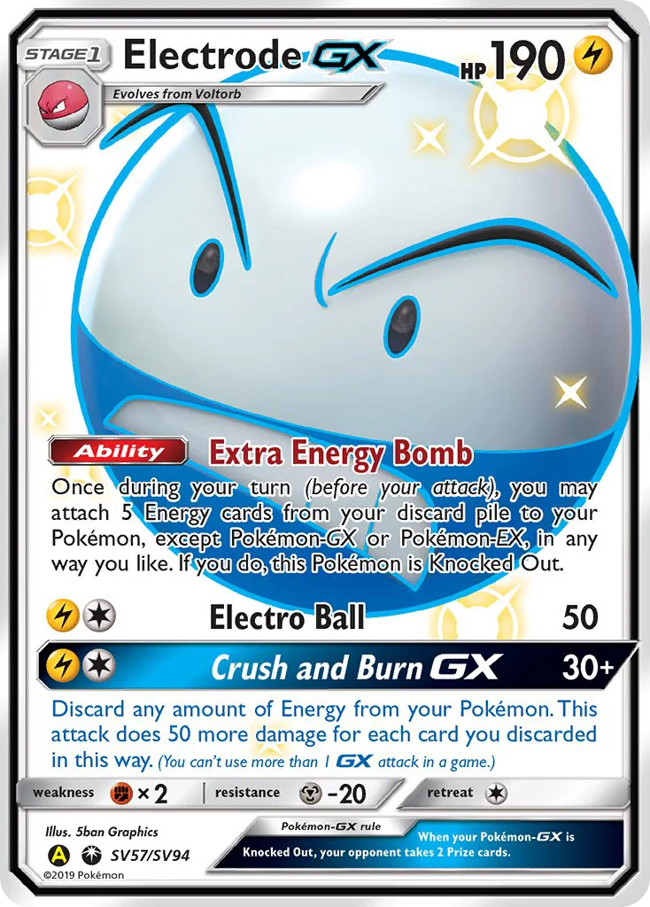 Electrode-GX Pokemon card