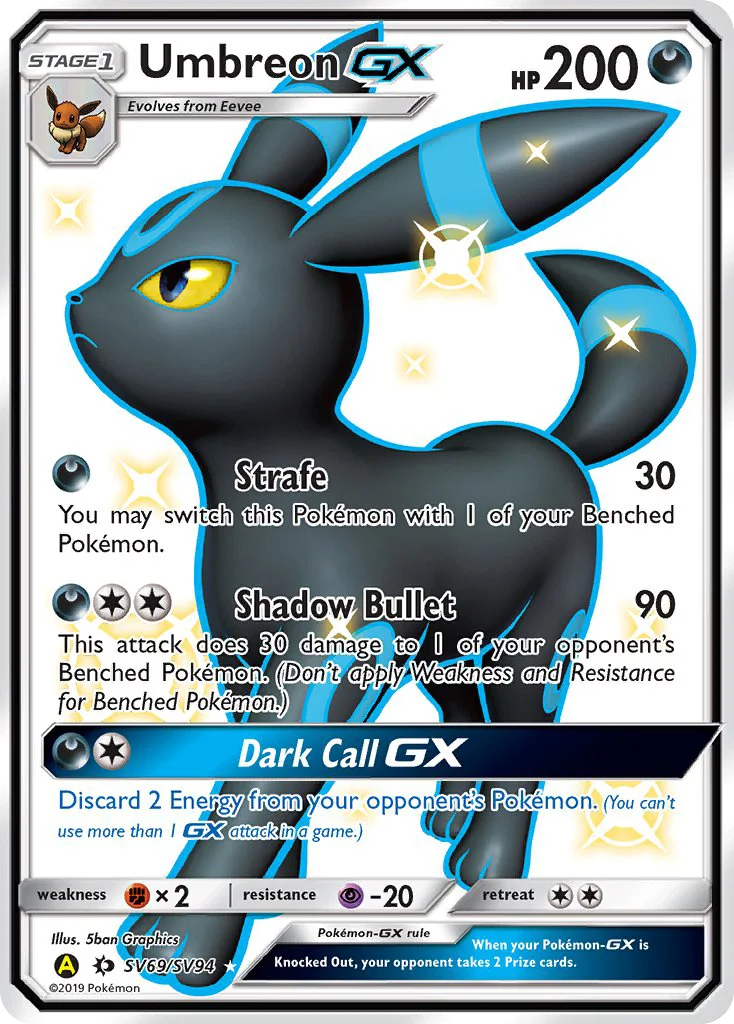 Umbreon-GX Pokemon card