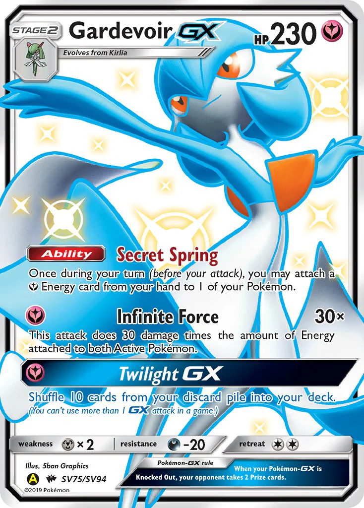 Gardevoir-GX Pokemon card