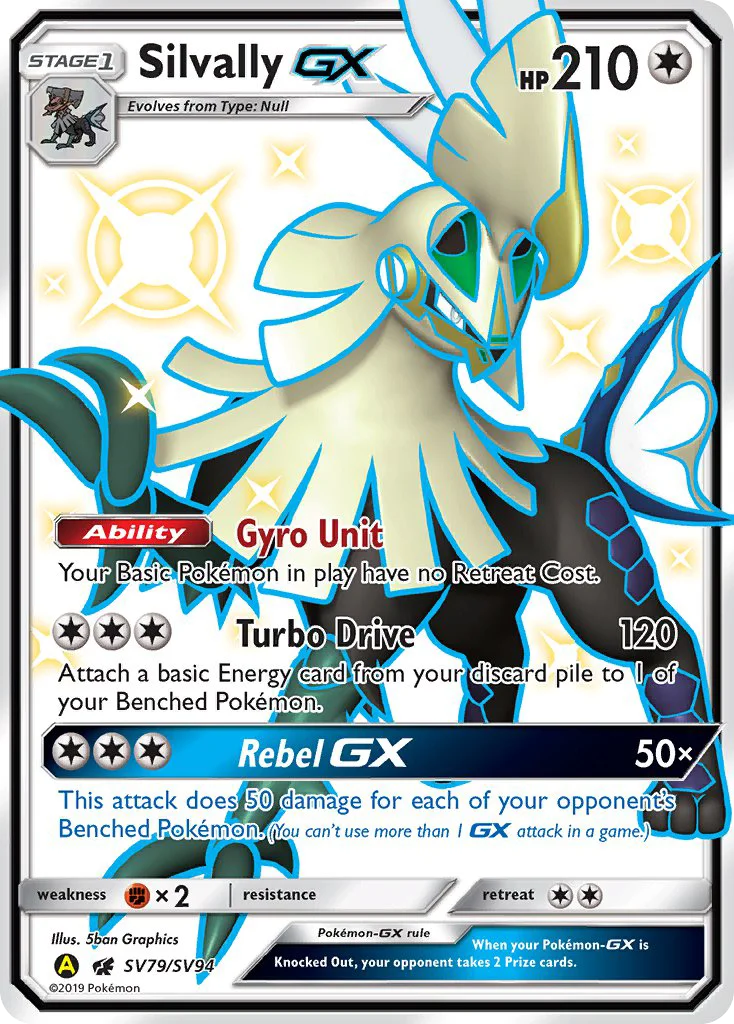 Silvally-GX Pokemon card