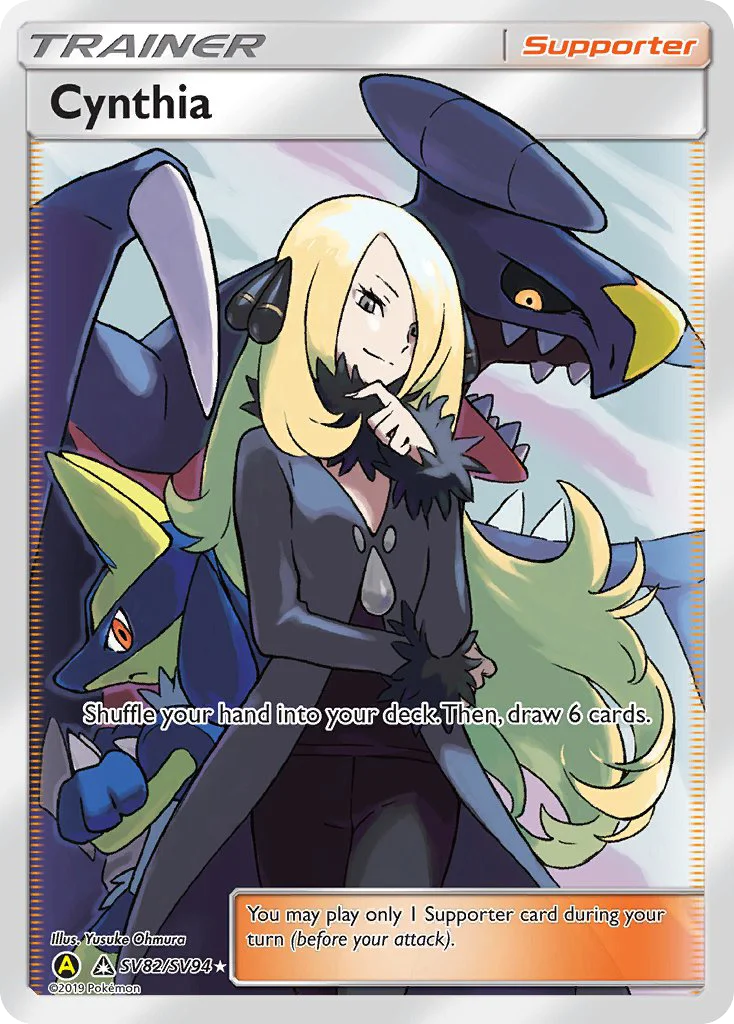 Cynthia Pokemon card