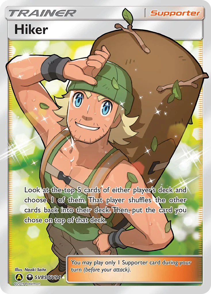 Hiker Pokemon card