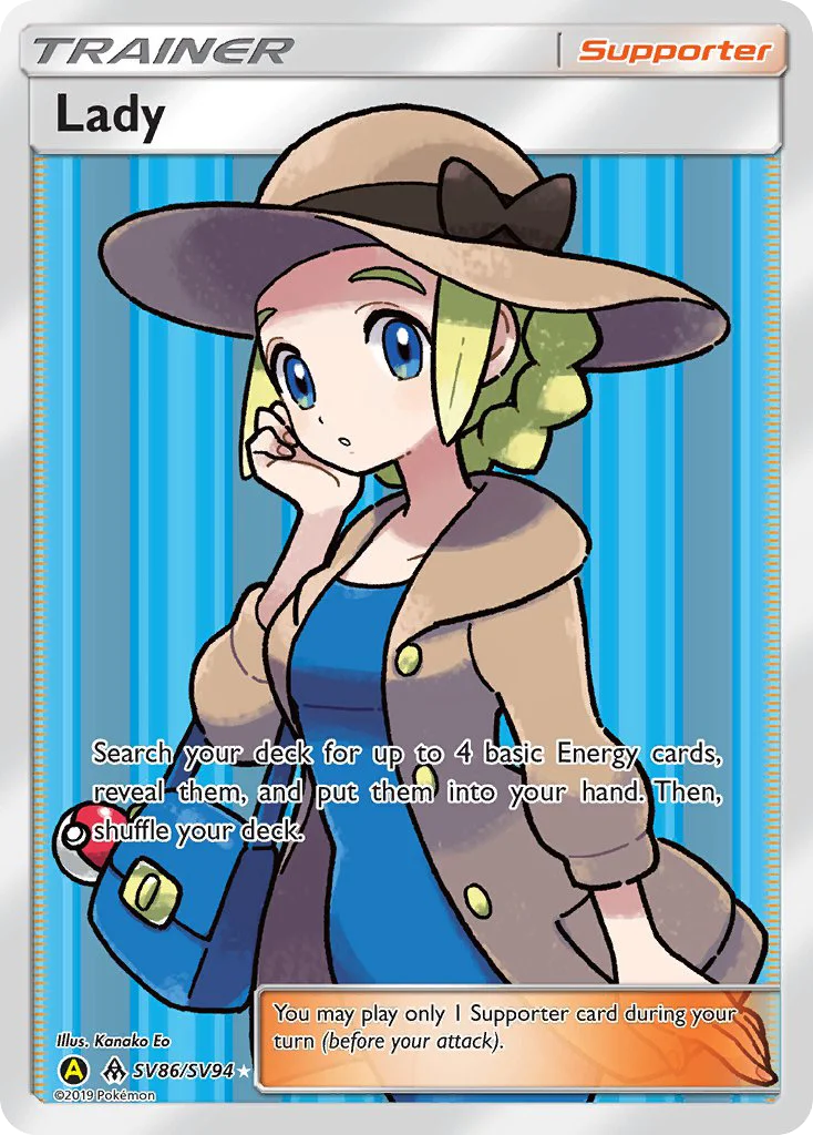 Lady Pokemon card
