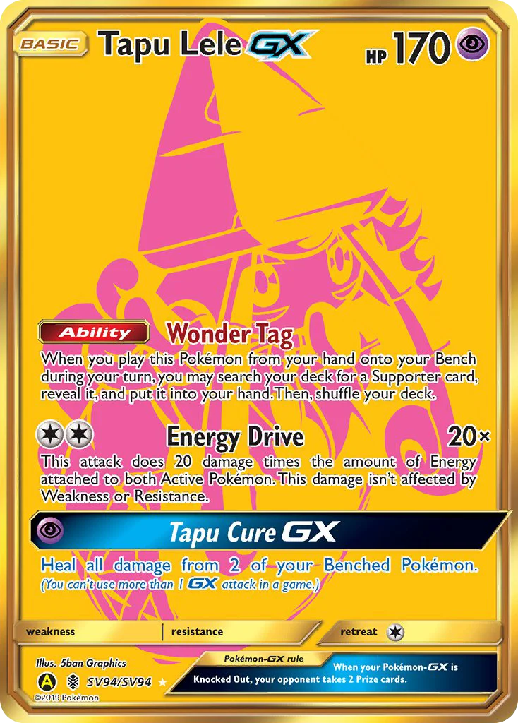 Tapu Lele-GX Pokemon card