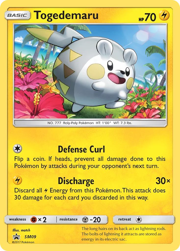 Togedemaru Pokemon card