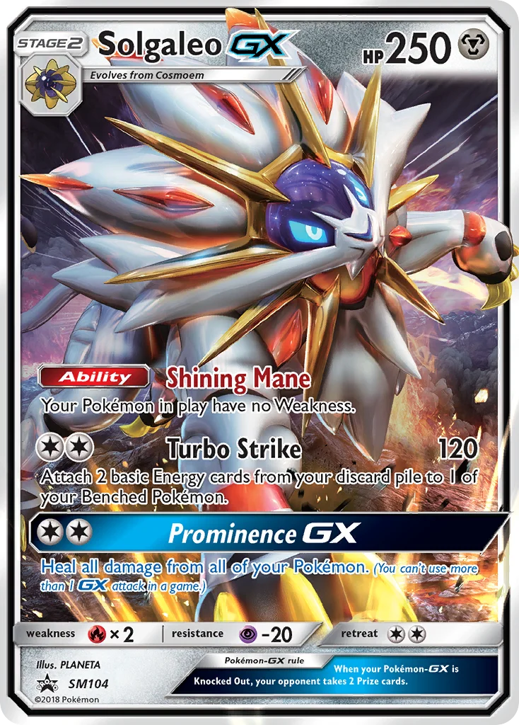 Solgaleo-GX Pokemon card