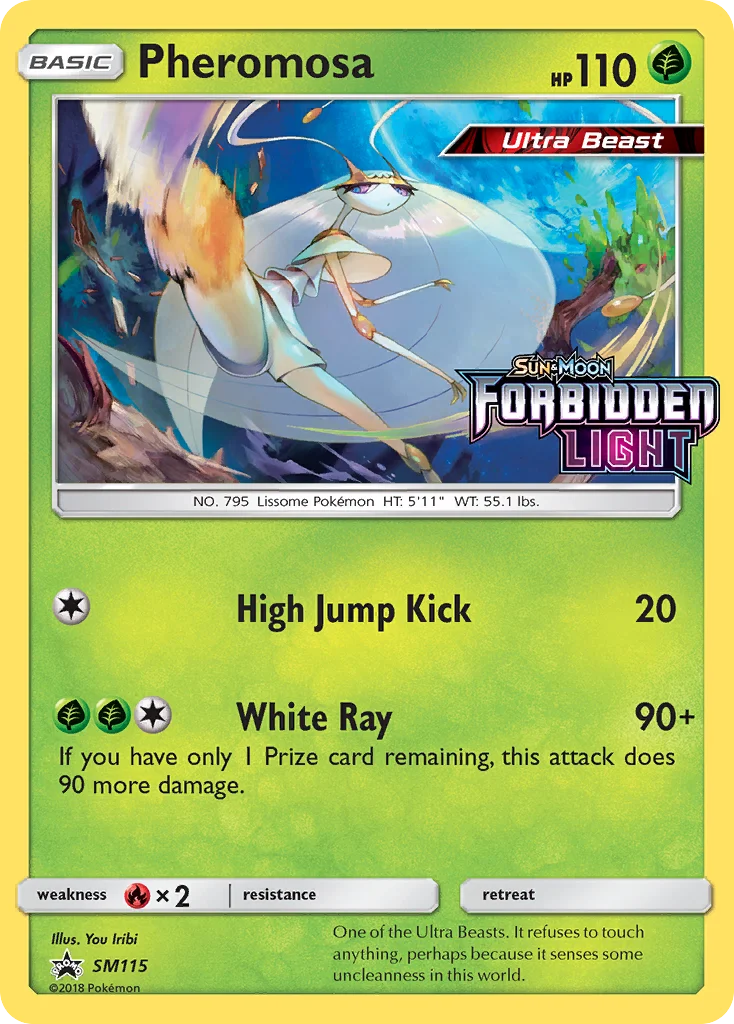 Pheromosa Pokemon card