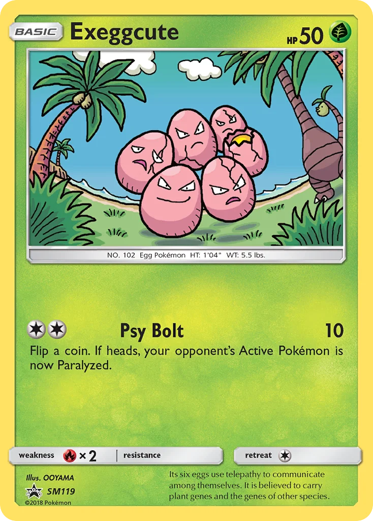 Exeggcute Pokemon card