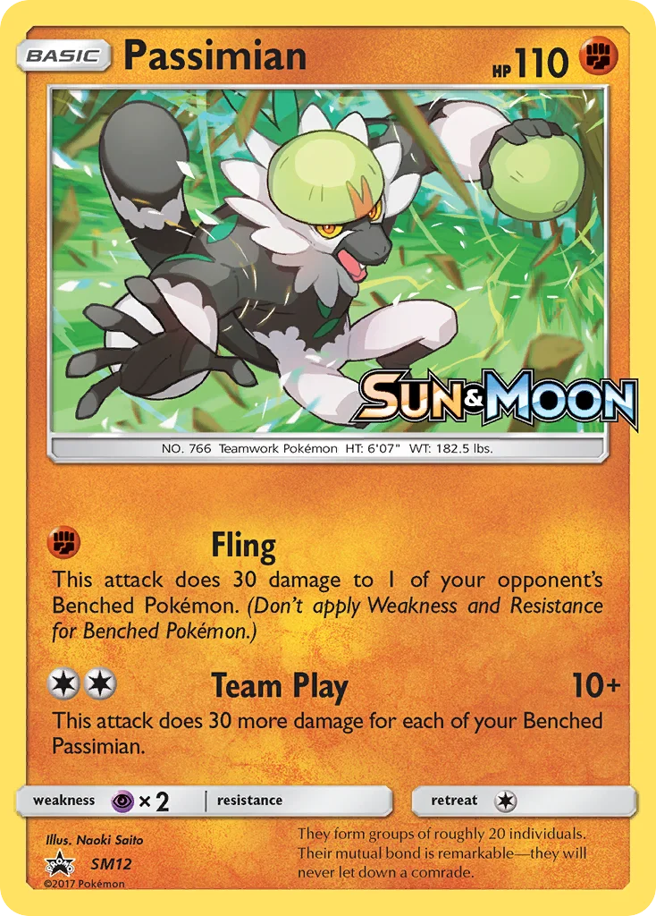 Passimian Pokemon card