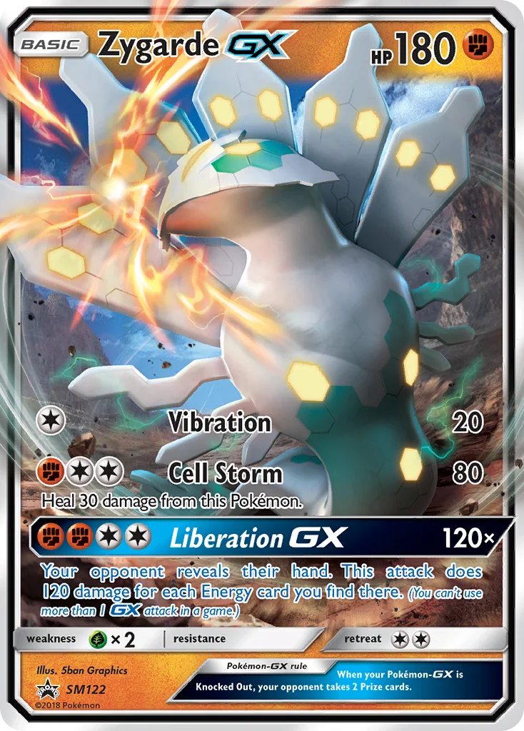 Zygarde-GX Pokemon card