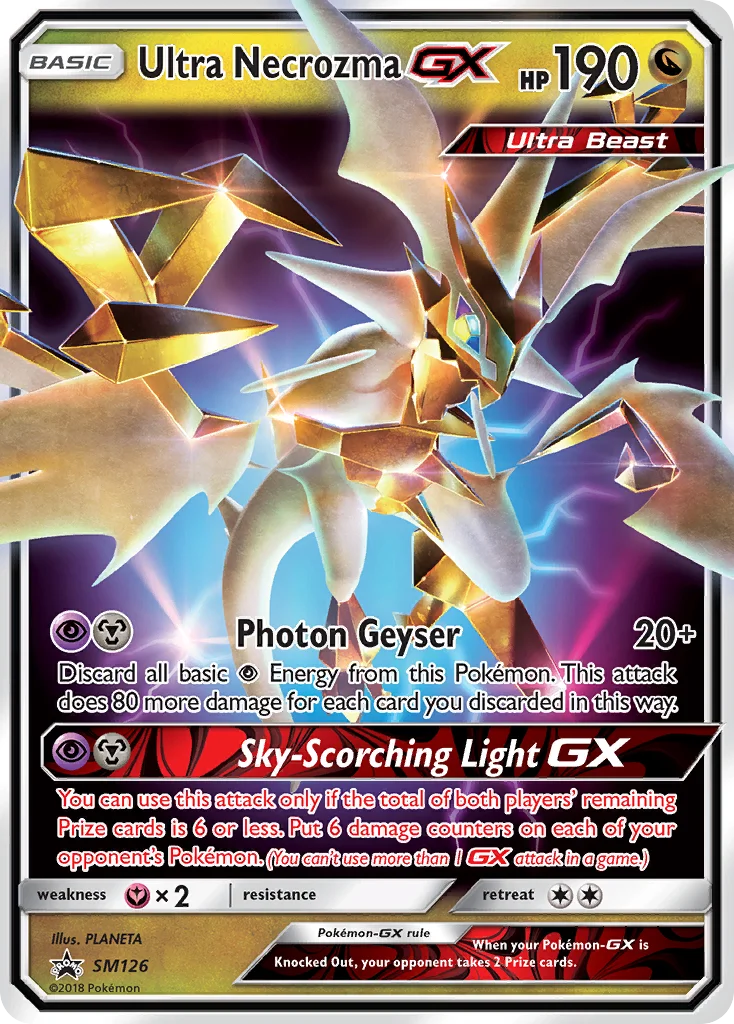 Ultra Necrozma-GX Pokemon card