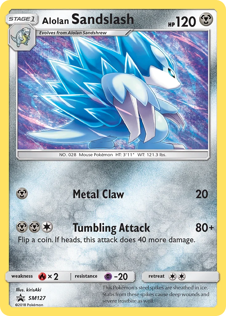 Alolan Sandslash Pokemon card