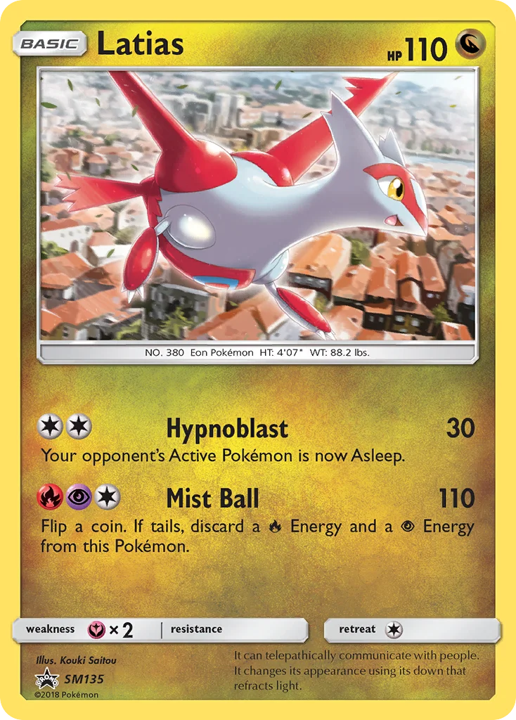 Latias Pokemon card