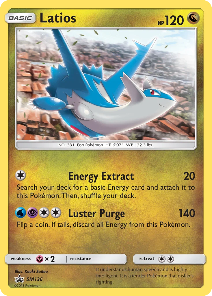 Latios Pokemon card