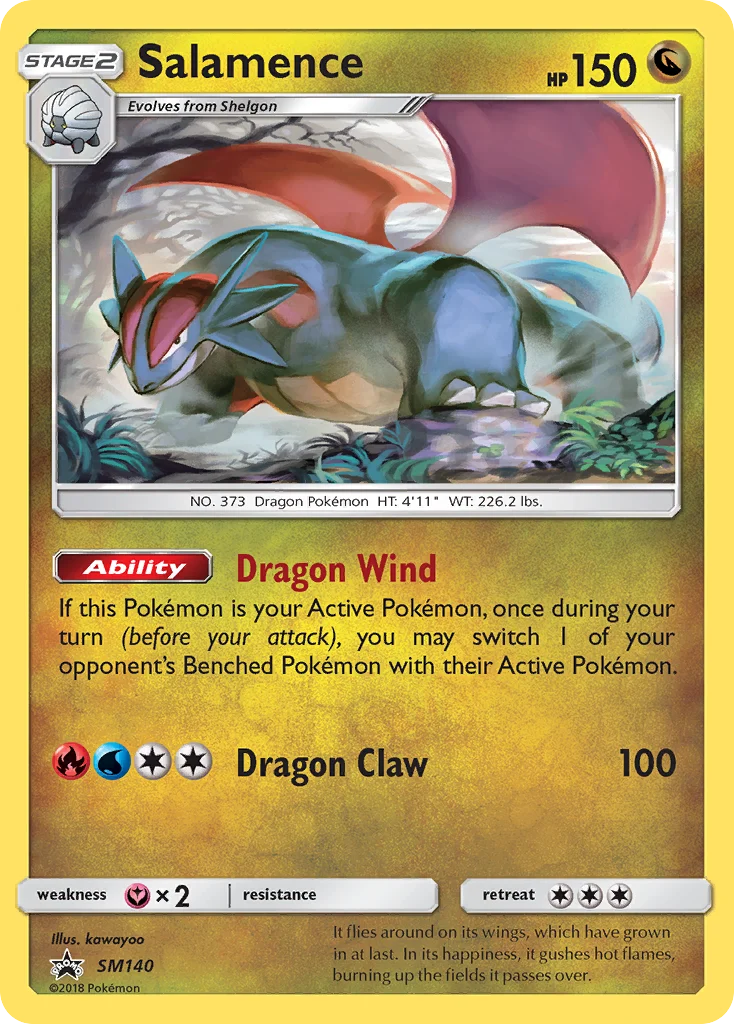 Salamence Pokemon card