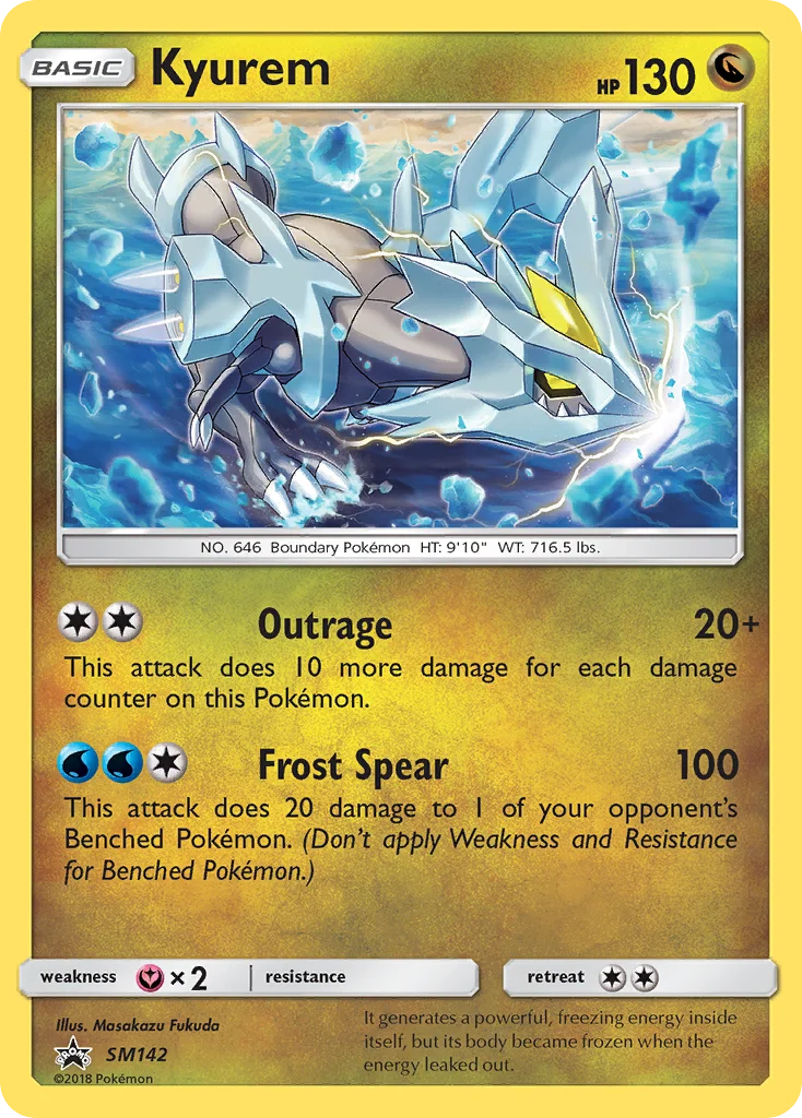 Kyurem Pokemon card