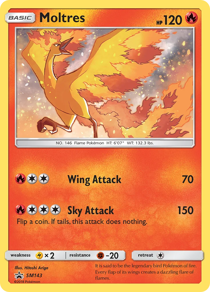 Moltres Pokemon card