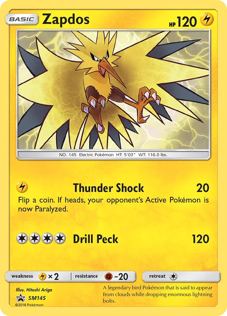 Zapdos Pokemon card