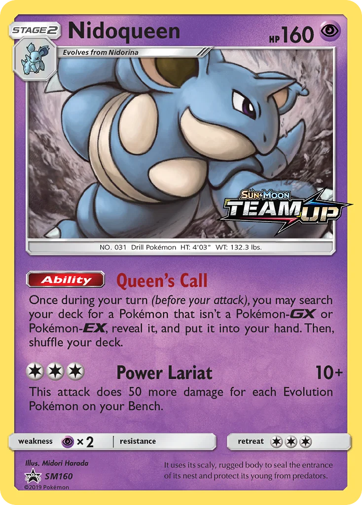 Nidoqueen Pokemon card