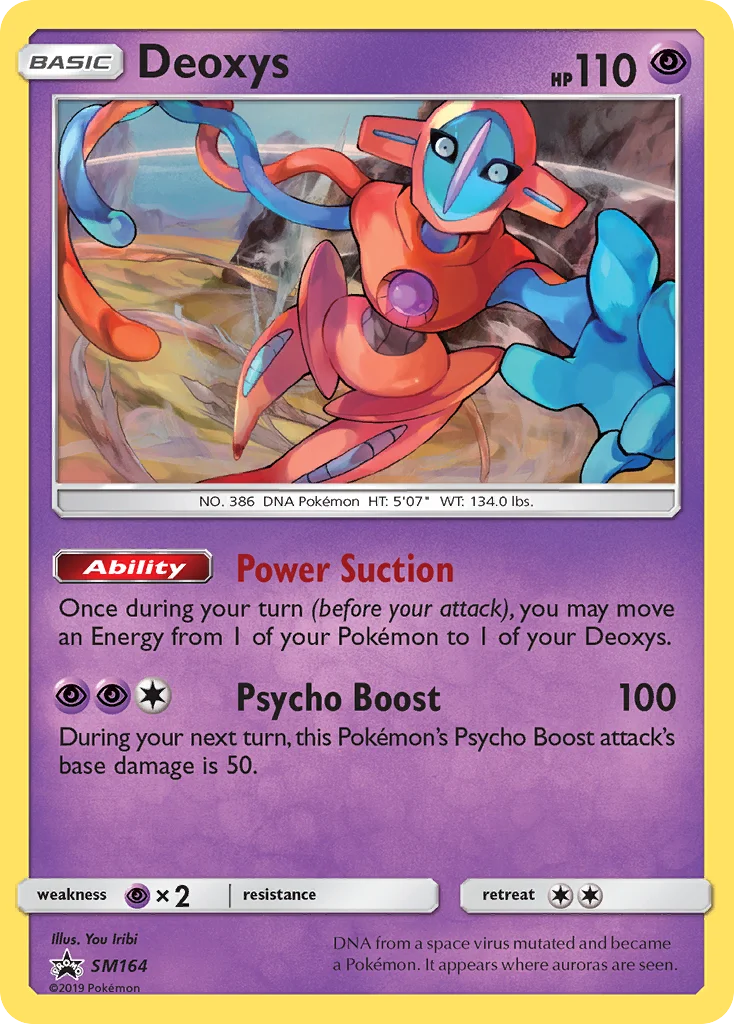 Deoxys Pokemon card