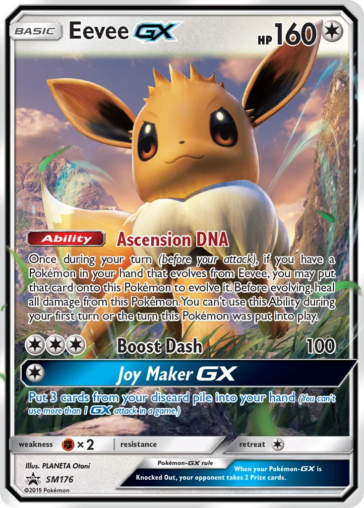 Eevee-GX Pokemon card