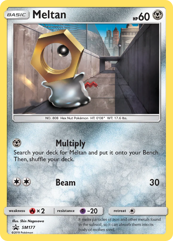 Meltan Pokemon card