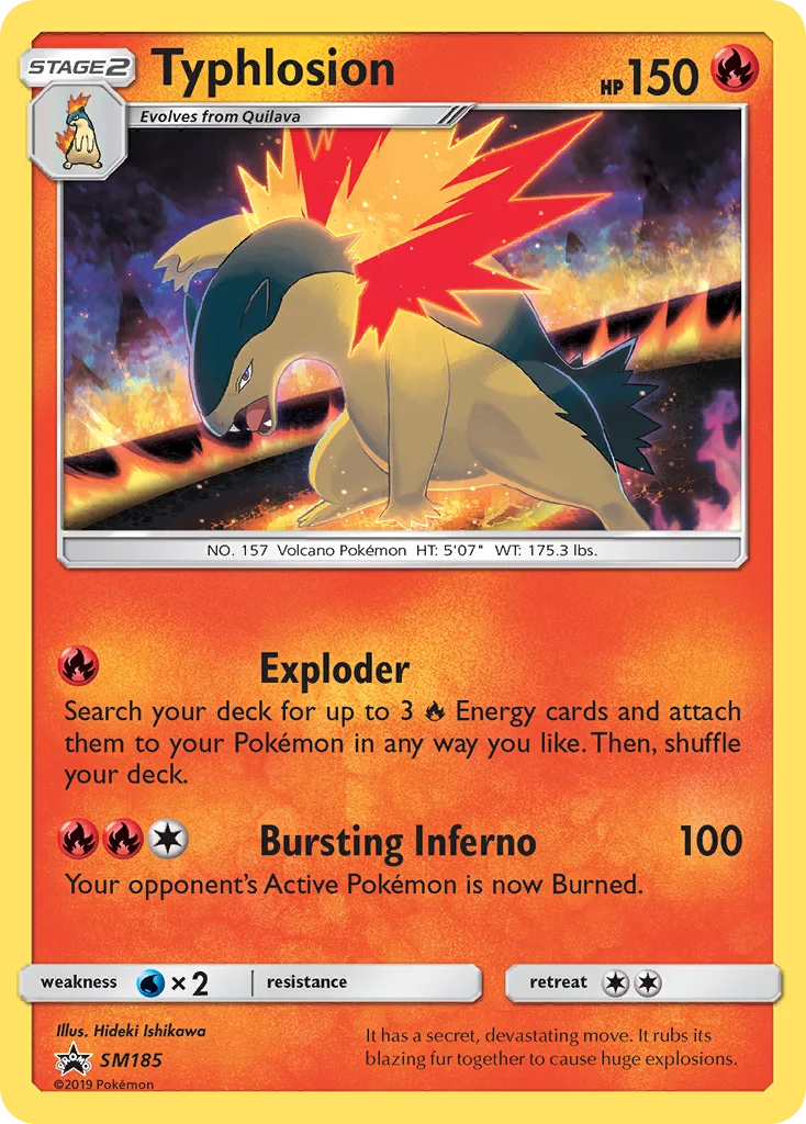 Typhlosion Pokemon card