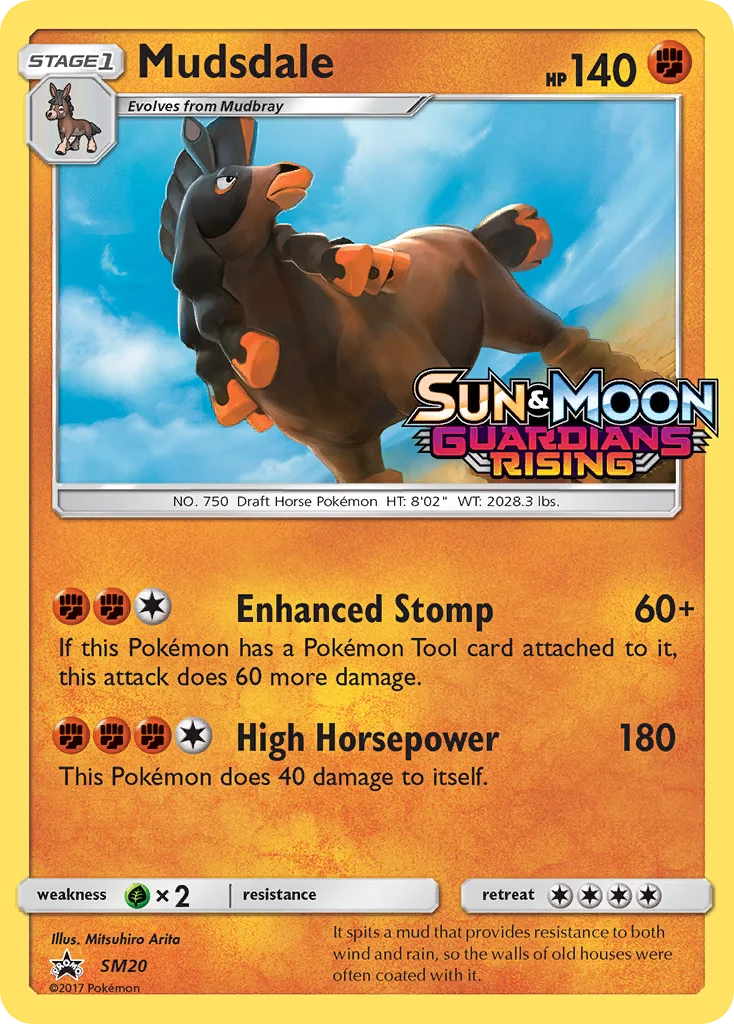 Mudsdale Pokemon card