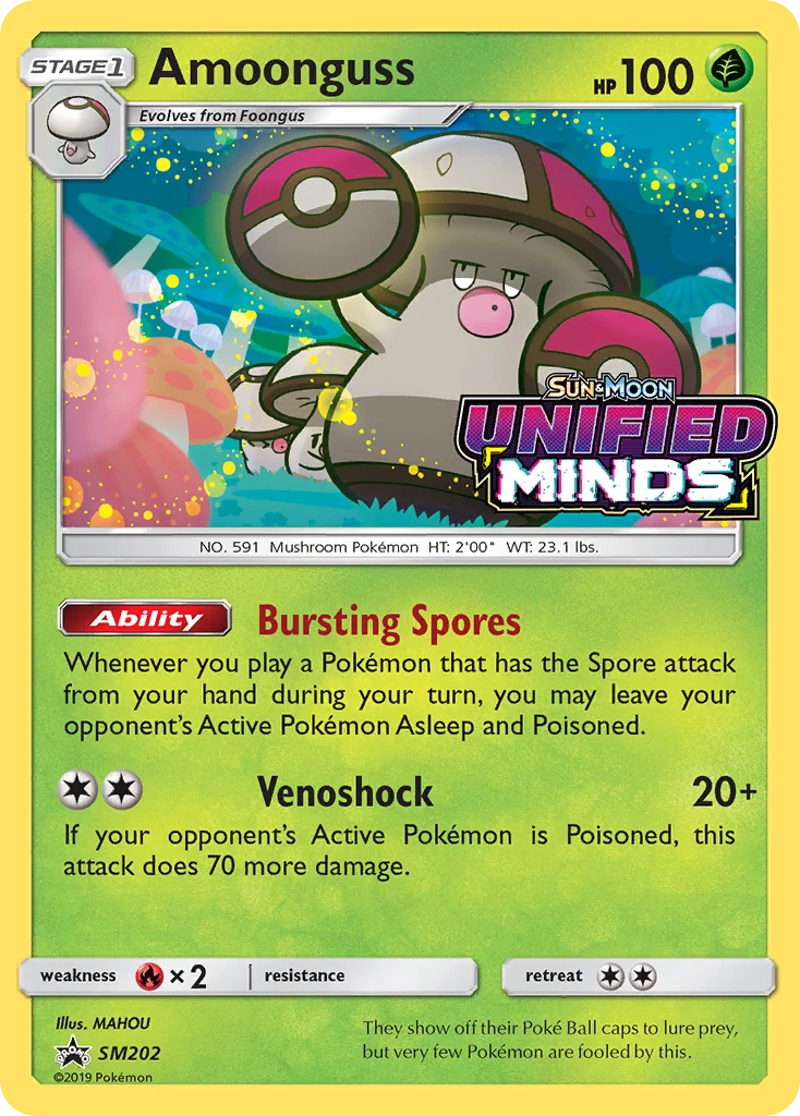 Amoonguss Pokemon card