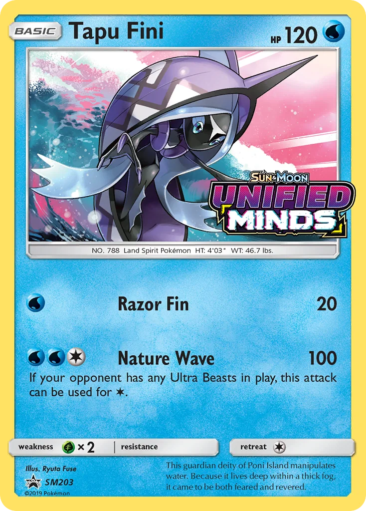 Tapu Fini Pokemon card