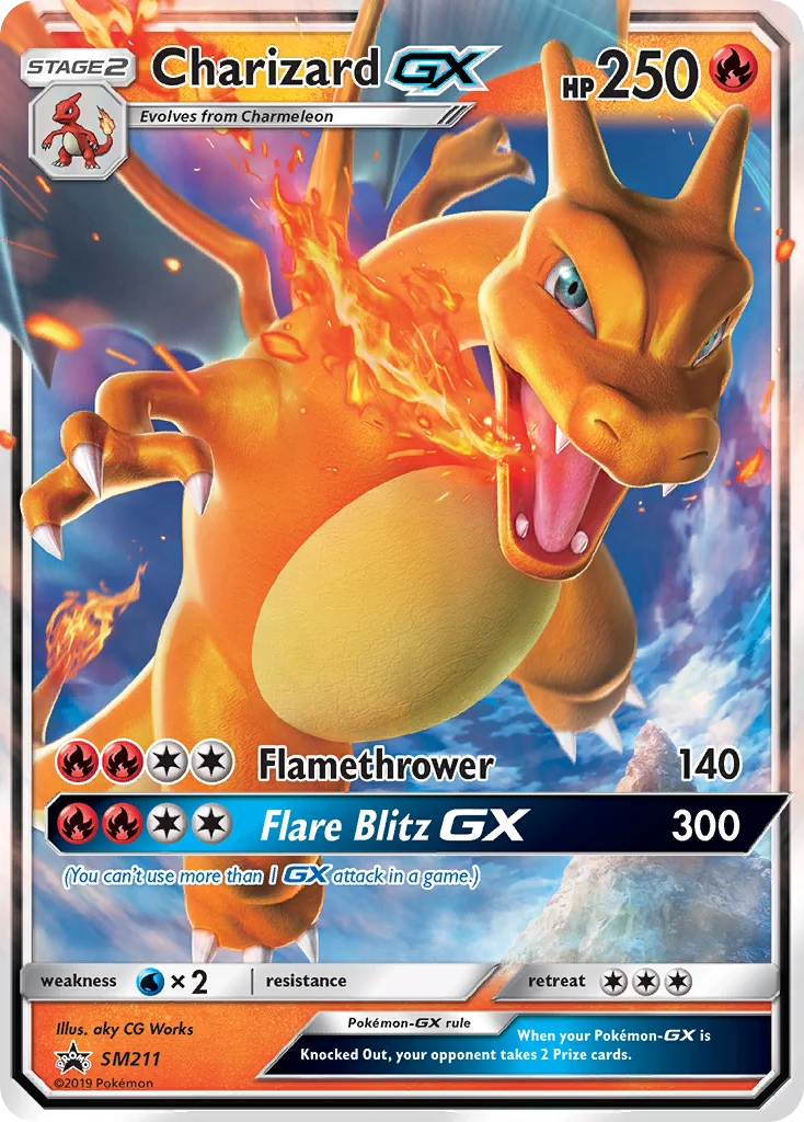 Charizard-GX Pokemon card