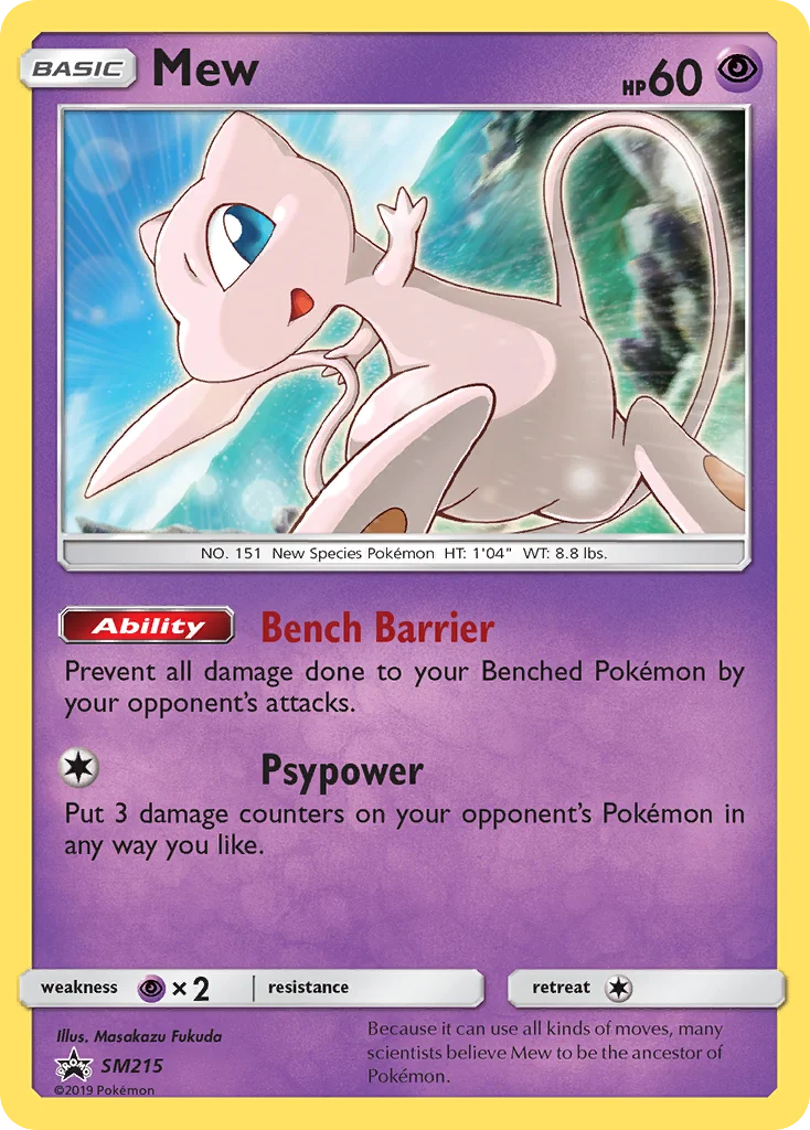 Mew Pokemon card
