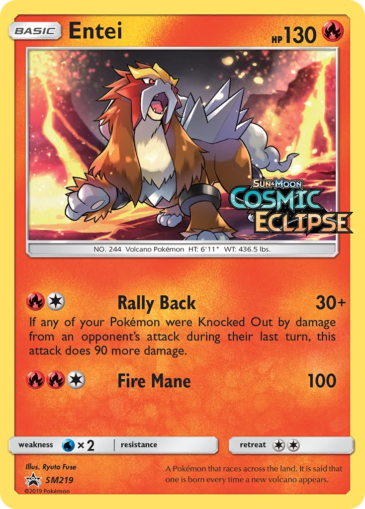 Entei Pokemon card