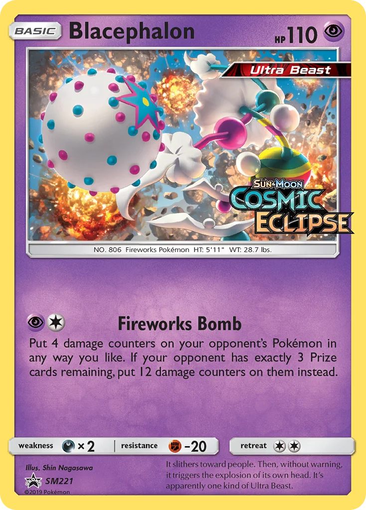 Blacephalon Pokemon card