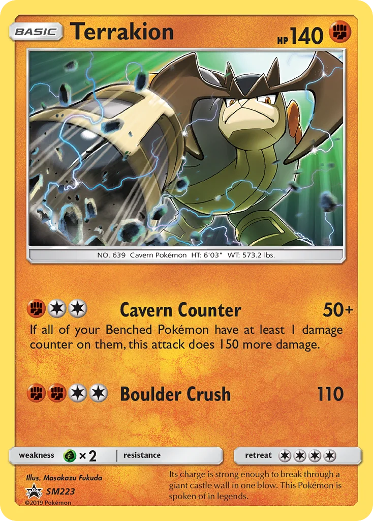 Terrakion Pokemon card
