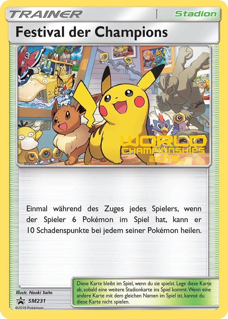 Champions Festival Pokemon card