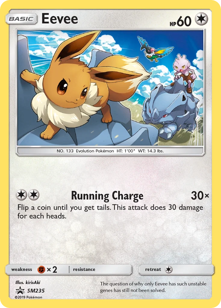 Eevee Pokemon card