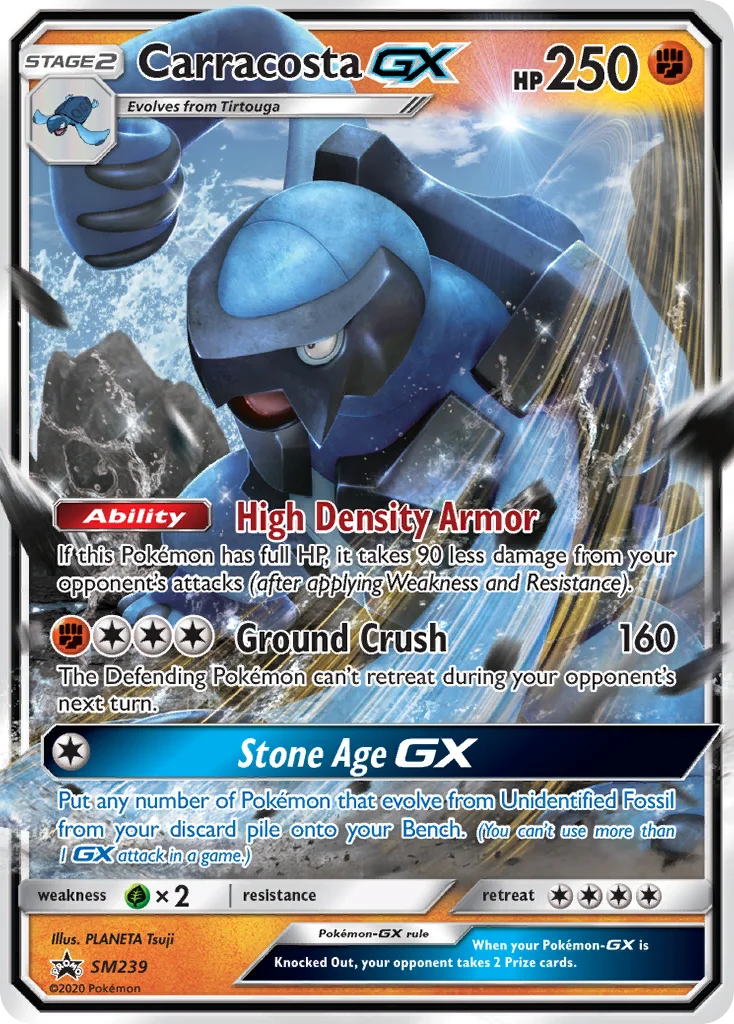 Carracosta-GX Pokemon card