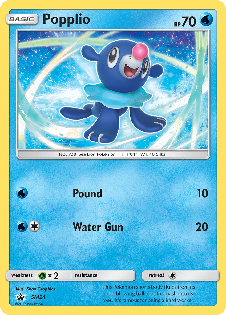 Popplio Pokemon card